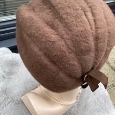 1950s Hat Brown unusual Style 