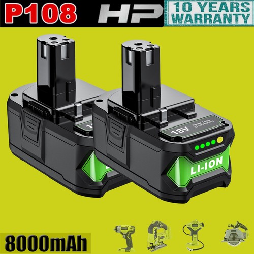 2pack 0ah for ryobi - for, 18v
