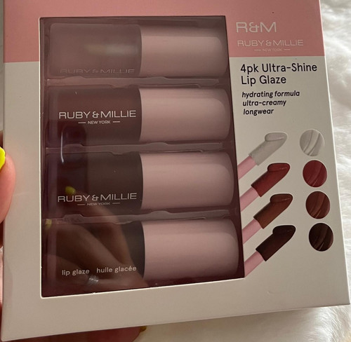 Ruby millie lip glaze - &,