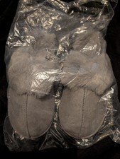 Ladies Snuggle grey suede