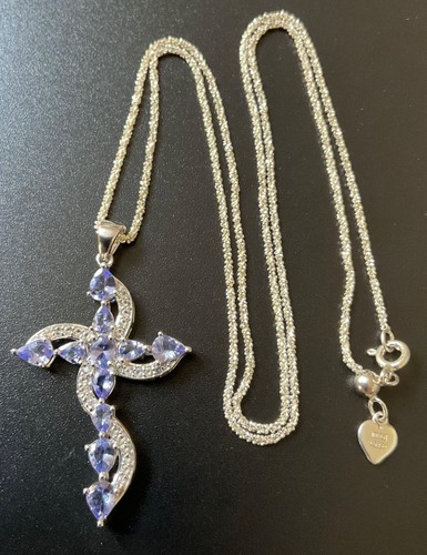 925 tanzanite and zircon - and,