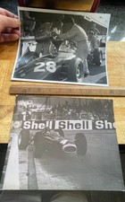 2x GP BRM race car photos