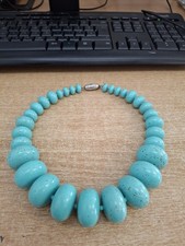 Vintage Jaeger necklace Turquoise late  1970's