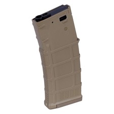 DMAG M4 Mid-Cap Airsoft AEG Magazine 30-100rd Tan Polymer PMAG-Style Toy