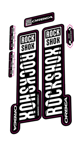 Rockshox orbea fork - fork, decal