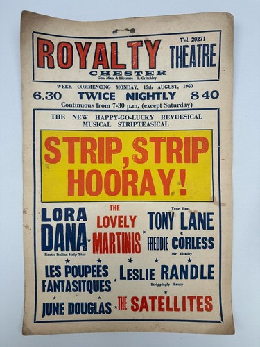 Royalty theatre chester poster - chester,