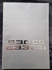 BMW 630 CS, 633 CSI Sales