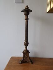 Church altar painted candlestick style table lamp