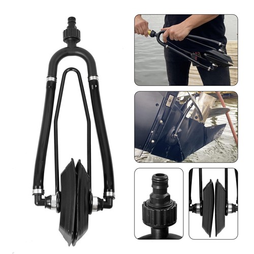 Double outboard motor - outboard, flusher