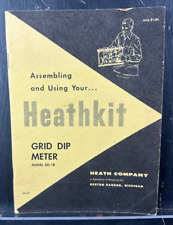 Vintage Heathkit Assembly Manual GD-1B Grid Dip Meter Original 1956