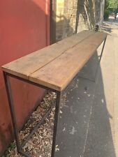 Vintage retro Mid Century Kitchen Bar Tall Pub table Wooden Industrial Desk