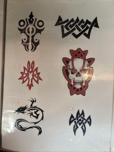 Vintage tattoo flash sheet - tattoo,