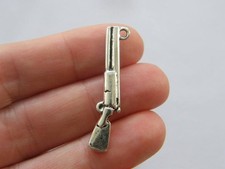 4 Shotgun gun pendants antique