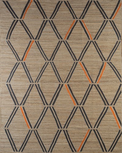 Hand made jute dhurrie carpet - made,