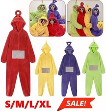 Adult Teletubbies Costume Disi Onesis- Lala Cosplay Christmas Jumpsuit Pajama UK