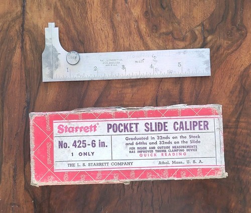 Vintage starrett 425 6 - no., 425-6"