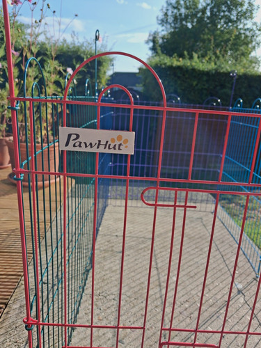 Pawhut metal outdoor dog - pawhut,