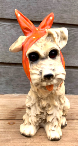 Vintage goebel terrier dog - vintage,