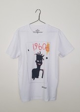 Jean Michel Basquiat self portrait White T shirt Hollister