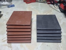 Victorian Floor Tiles Winckelmans France 100x100mm 8x Red & 5x Black