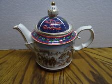 SADLER 12 Days of Christmas TEAPOT. Collectable Ceramic Festive Pot. England