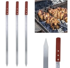 4 x Barbecue Skewers Flat