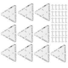 10x Acrylic Corner Bracket