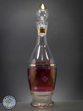 Vintage Hand-Blown Cranberry
