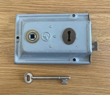 Antique Vintage Rim Door Lock