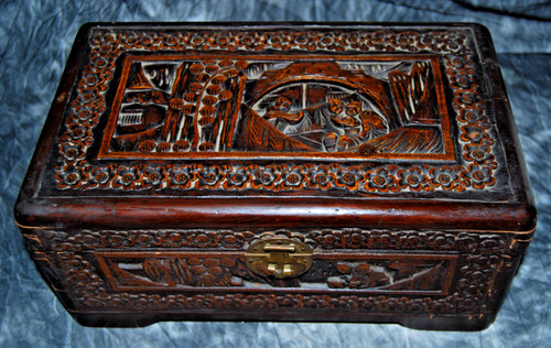Vintage hand carved chinese - hand,