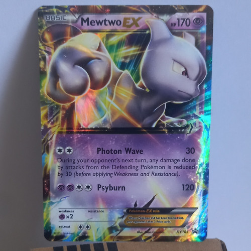 Mewtwo xy183 promo holo - mewtwo, ex