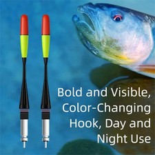 2pcs Ultra Sensitive Luminous Float Super Bright Fishing Buoy  Night Fishing