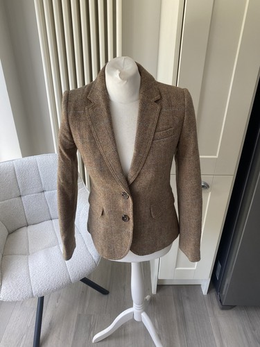 Joules bronte wool tweed brown - bronte,