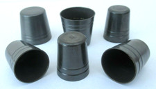 6 STANDARD BRASS FERRULES SIZE 18.5 ,19.5, 20.5mm FOR STICKMAKING WALKING STICKS