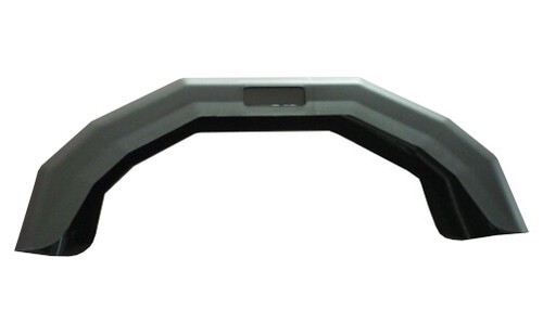 Trailer plastic mud - plastic, guard