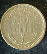 [0735] Gibraltar 1 Pound Coin