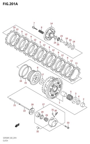 Suzuki genuine clutch - genuine,