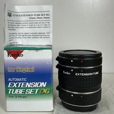 Kenko Digital Automatic Extension Tube Set For Canon EOS EF EFS Mount 3 Rings