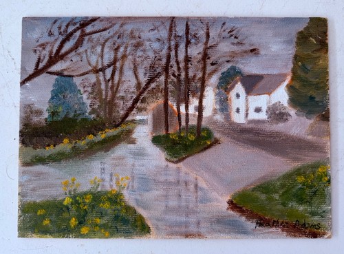 Small vintage welsh landscape - small,