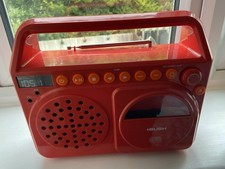 Bush Wave red CD Radio Boombox AUX FM – Cute Retro Vibes – VGC – Works