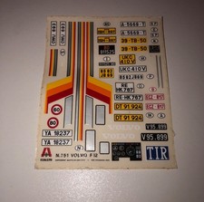 1/24 ITALERI STICKER FOR VOLVO