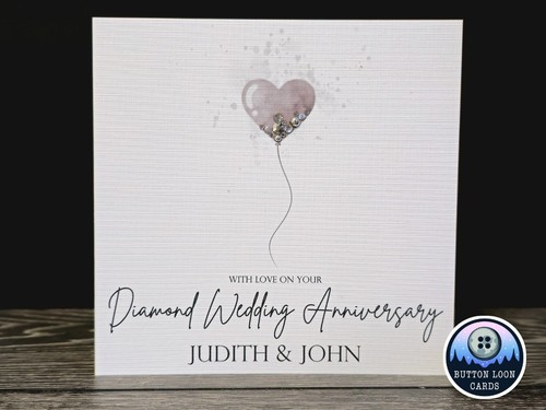 Handmade personalised card - &,