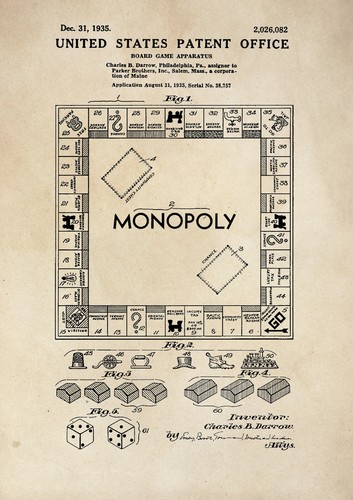 Patent print monopoly - patent,
