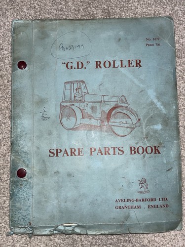 Aveling barford road roller - gd,