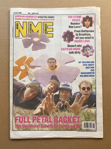 Flowered nme magazine - magazine, july