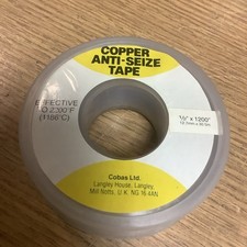 Cobras 1/2 x 1200. Anti Seize Copper Tape (LB12). 