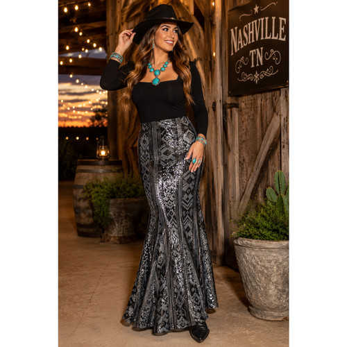 Crazy train sequin aztec - train,