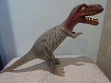 Tyrannosaurus T Rex Dinosaur Large Rubber Figure 18" Long Toy Major Trading Co