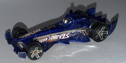 Blue hot wheels racer - wheels,