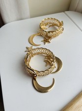 Anthropologie Gold Celestial
